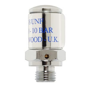 Sikkerhetsventil 0-20 bar 3/8 UNF